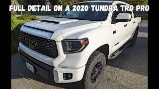 Full Truck Detail On A 2020 Toyota Tundra TRD PRO | Lake Stevens Auto Detailing