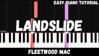 Fleetwood Mac - Landslide (Easy Piano Tutorial)