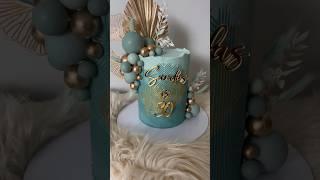 Let’s decorate this buttercream cake with me #cake #cakeart #decoratingcakes #cakedecorating #food