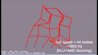 Multibody Dynamics and sparse factoring strategies (ECCOMAS 2013 paper)