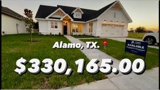 FARMHOUSE | NEW CONSTRUCTION | $330,165.00 | ALAMO, TX. | 2,001 LIV . SQ FT | 4 BEDS | 3 BATHS |