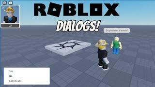 How to Make Dialog Boxes and Talk to NPCs in Roblox