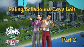 Retro Review: Rating Belladonna Cove Lots in the Sims 2! Part 2