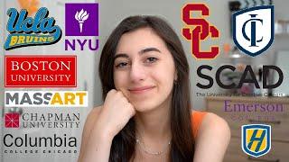 COLLEGE DECISION REACTIONS 2023 *FILM SCHOOL EDITION* (UCLA, USC, NYU, CHAPMAN)