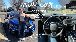 I GOT A CAR  (decorate and organize with me!!) + AMAZON finds