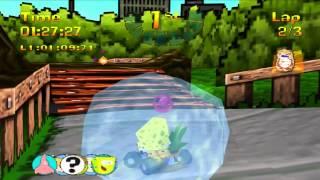 Nicktoons Racing (PS1) walkthrough - Gritty City Circuit