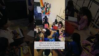 free art classes to underprivileged children | art training by art kingdom |art classes to footprint