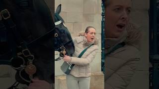 Royal Guard Horse BITES DOWN! | Horse Guards, Royal guard, Kings Guard, Horse, London, 2024