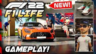 F1 22 Gameplay: FIRST LOOK at F1 LIFE! All New Customization! New Supercars & More!