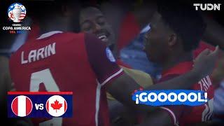 ¡CONTRAGOLPE LETAL! Gol de Jonathan David | Perú 0-1 Canadá | Copa América 2024 - J2 | TUDN