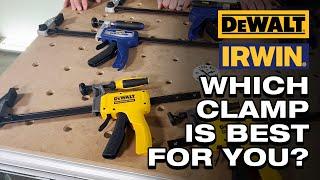 DeWalt ToughSeries vs. Irwin Quick-Grip - Which Hybrid Clamp For Your Projects?