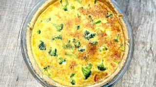 Quiche cu somon și broccoli.Se topește în gură de gustos ce este.#quiche lorraine#tastyfood#