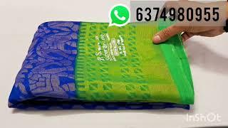 (22/09/23)Chiffon brasso sarees