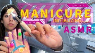 ASMR Futuristic Manicure