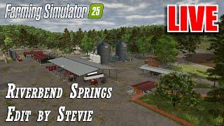 Riverbend Springs Edit by Stevie - Grass rolling work around confirmed -  Farming Simulator 25