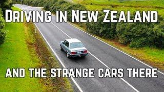 Driving in New Zealand and the strange cars there