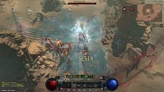 [Diablo 4] Omni Chain Lightning Sorc PvP random Rogue / Barb