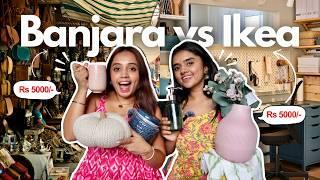 ₹5000 in BANJARA vs ₹5000 in IKEA Shopping Challenge+Vlog