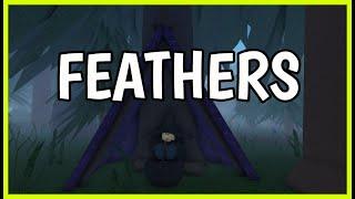 How to get FEATHERS in SURVIVE A WEEK IN THE WOODS Roblox