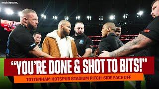 "You're F**king Finished!"- Conor Benn & Chris Eubank Go At It Pitch Side