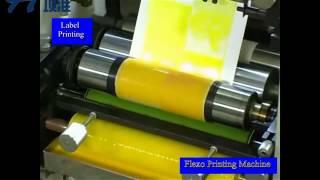 label flexo printing machine