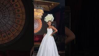 Modeling for bridal designer Michael Leyva in the Philippines