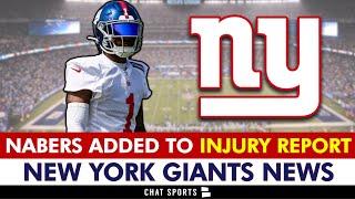  Malik Nabers Added To Giants Injury Report + Giants Injury News on Darius Slayton, NY Giants News