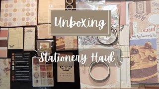 Stationery Haul | Unboxing Vintage Aesthetic Scrapbook Kit