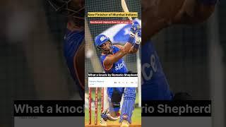 Record  !! Romario shepherd 32 Runs in last over IPL 2024 | #mumbaiindians #ipl #ipl2024 #viral