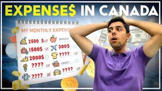 ACTUAL COST OF STUDYING IN CANADA | EXPENSES AS A STUDENT IN CANADA