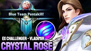 WILD RIFT CRYSTAL ROSE VLADIMIR - PENTAKILL GAMEPLAY - EX CHALLENGER RANKED