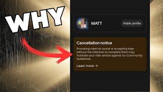 Uber Sending Driver Cancellation Notices... WHY?!