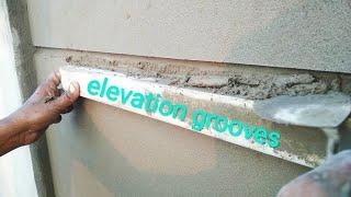 #plastering grooves || msk vlogs tv