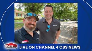 Istueta Roofing on Channel 4 CBS News! 