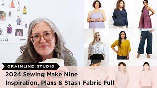 2024 Sewing Make Nine Inspiration, Plans, and Fabric Pull