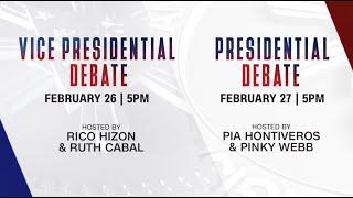 CNN Philippines Presidential and Vice Presidential Debates 2022