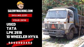 USED HYVA FOR SALE l USED TATA LPK 2518 TC, 10 WHEELER HYVA FOR SALE l SALEMYMACHINE