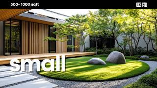 Iconic Small Japanese House: Minimalist Zen Garden Design in Urban City Living