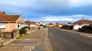 Rhyl Beach and Coastline Walk, Welsh Countryside 4K