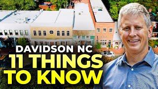 Living in Davidson NC - 11 Things to Know