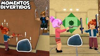 Siendo Mini ROCA en MURDER MISTERY 2 (MOMENTOS DIVERTIDOS) Roblox