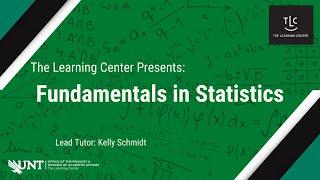 TutorTube: Fundamentals in Statistics