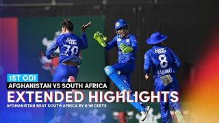 Full Match Extended Highlights | Afghanistan vs South Africa | 1st ODI | AFG v SA | ACB | Sharjah