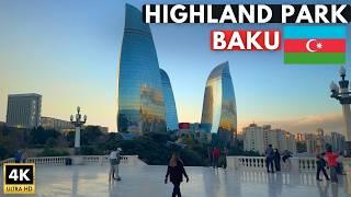 Highland Park Baku, Azerbaijan  - Walking Tour [4K]