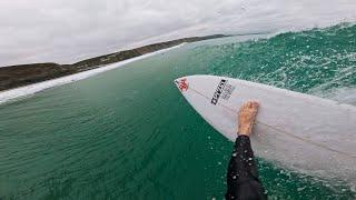 SLOW BUT PUMPING SESSION AT PORTHTOWAN, CORNWALL (RAW POV)