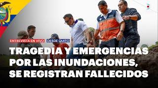  Tragedia y emergencias por las inundaciones en Ecuador, al menos 14 fallecidos - DNews