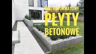 Płyty betonowe wielkogabarytowe Taras Wejście Donice Bruk-bet CATCHSHIFT #Paving #Brukarz