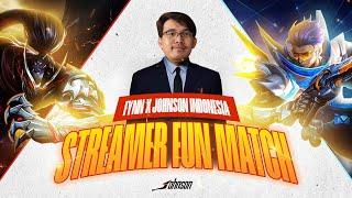  LIVE : FYNN X JOHNSON INDONESIA STREAMER FUN MATCH PP 10JT !! MAGIC CHESS