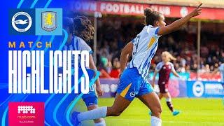 HIGHLIGHTS | Brighton v Aston Villa | Women's Super League