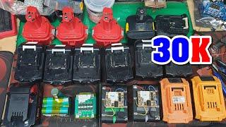 báo giá khối pin 18v cho máy khoan pin nhật bãi